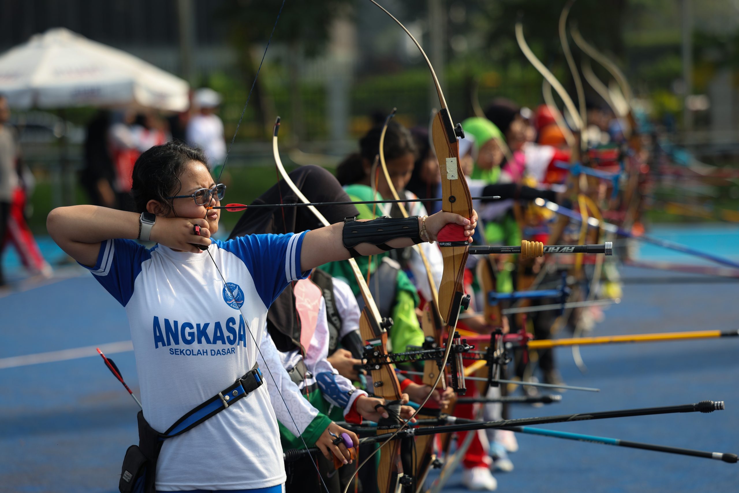 Olympic Day di Senayan Jakarta, Sabtu 22 Juni 2024.