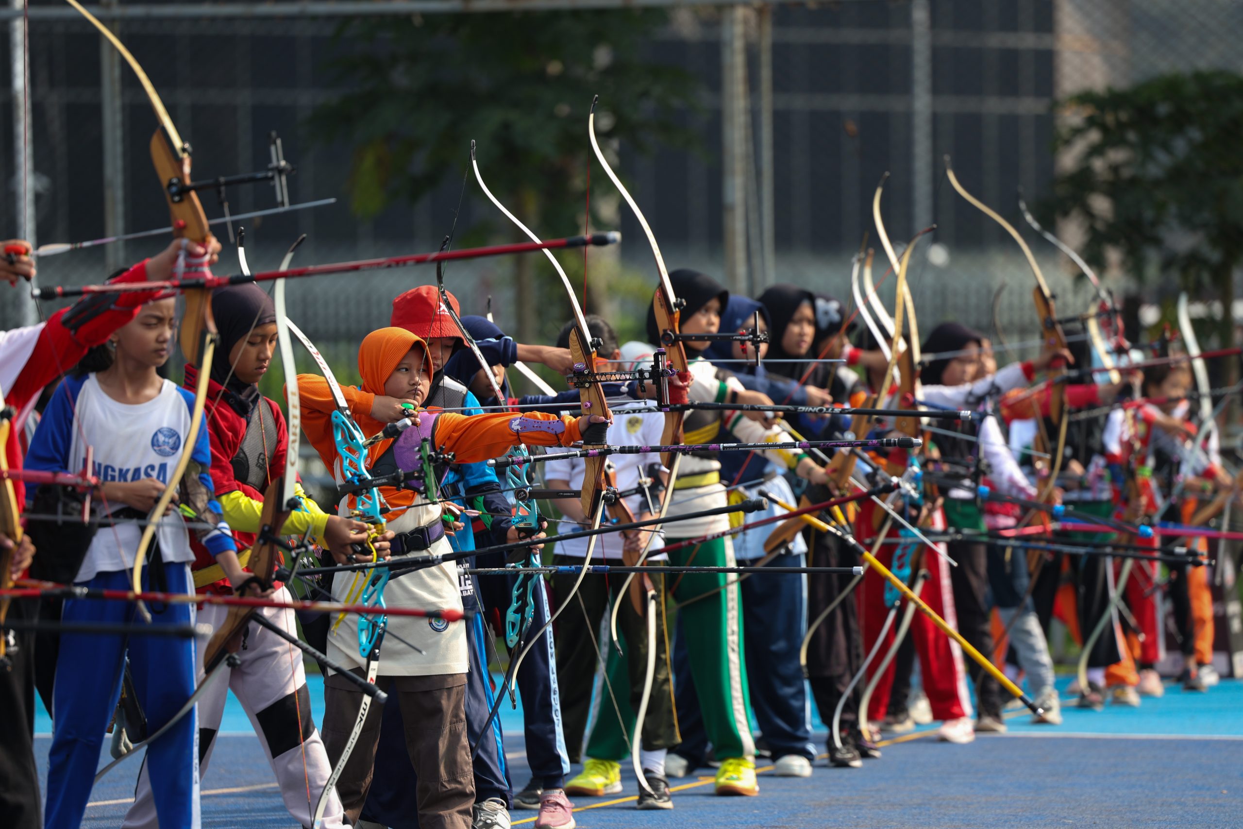 Olympic Day di Senayan Jakarta, Sabtu 22 Juni 2024.