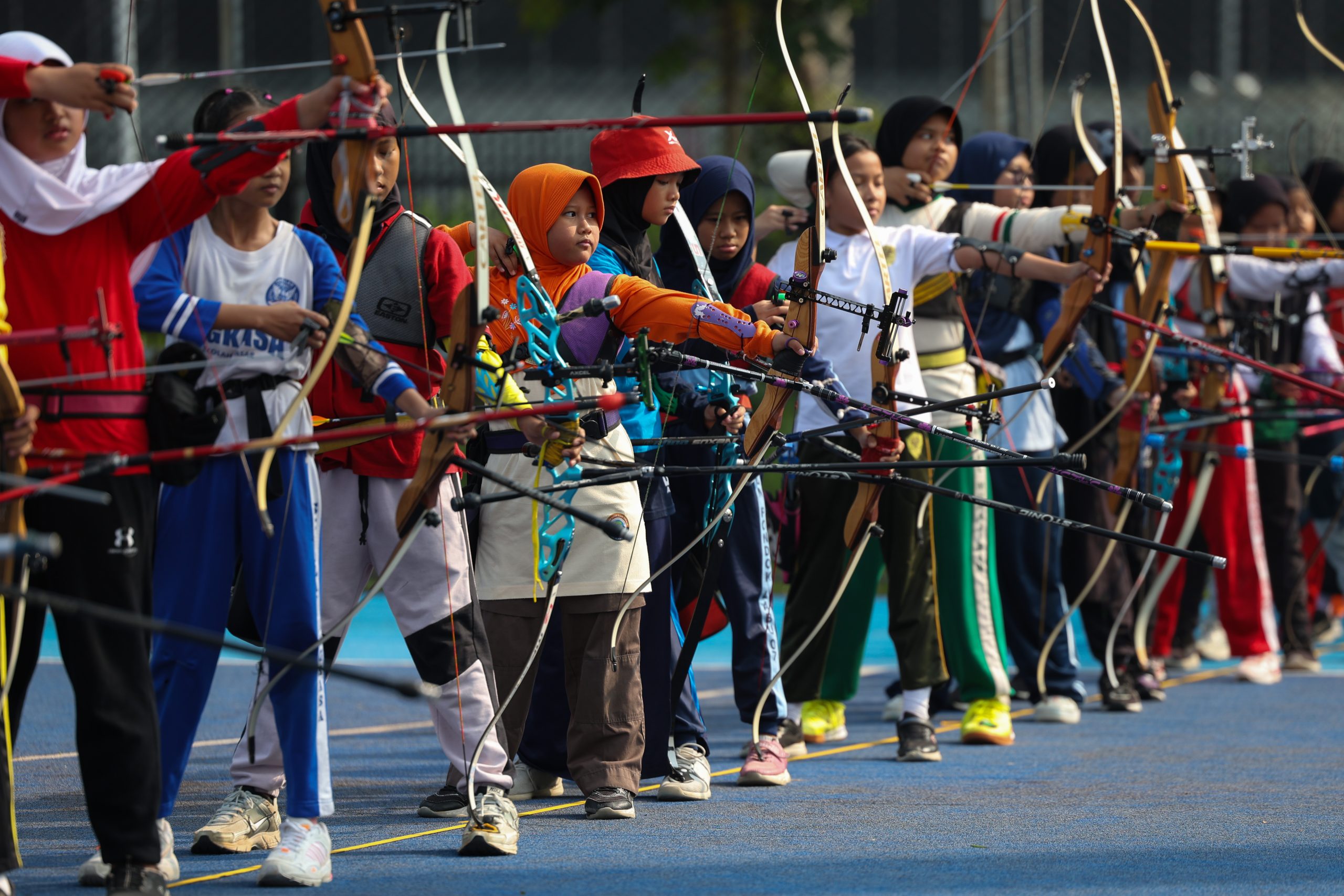 Olympic Day di Senayan Jakarta, Sabtu 22 Juni 2024.