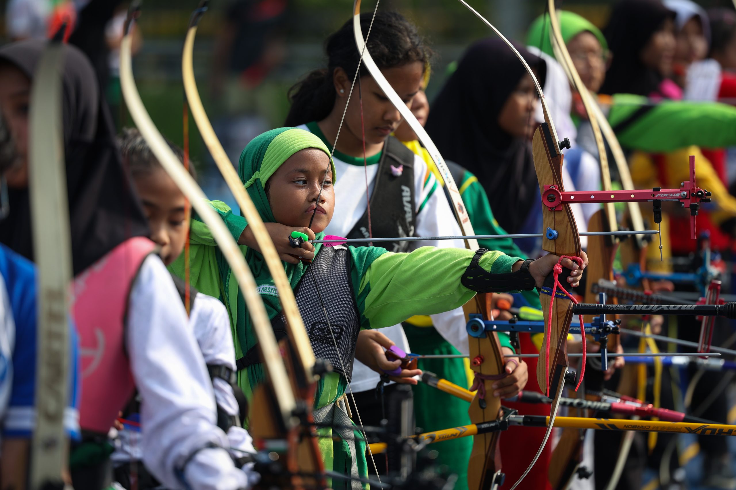 Olympic Day di Senayan Jakarta, Sabtu 22 Juni 2024.