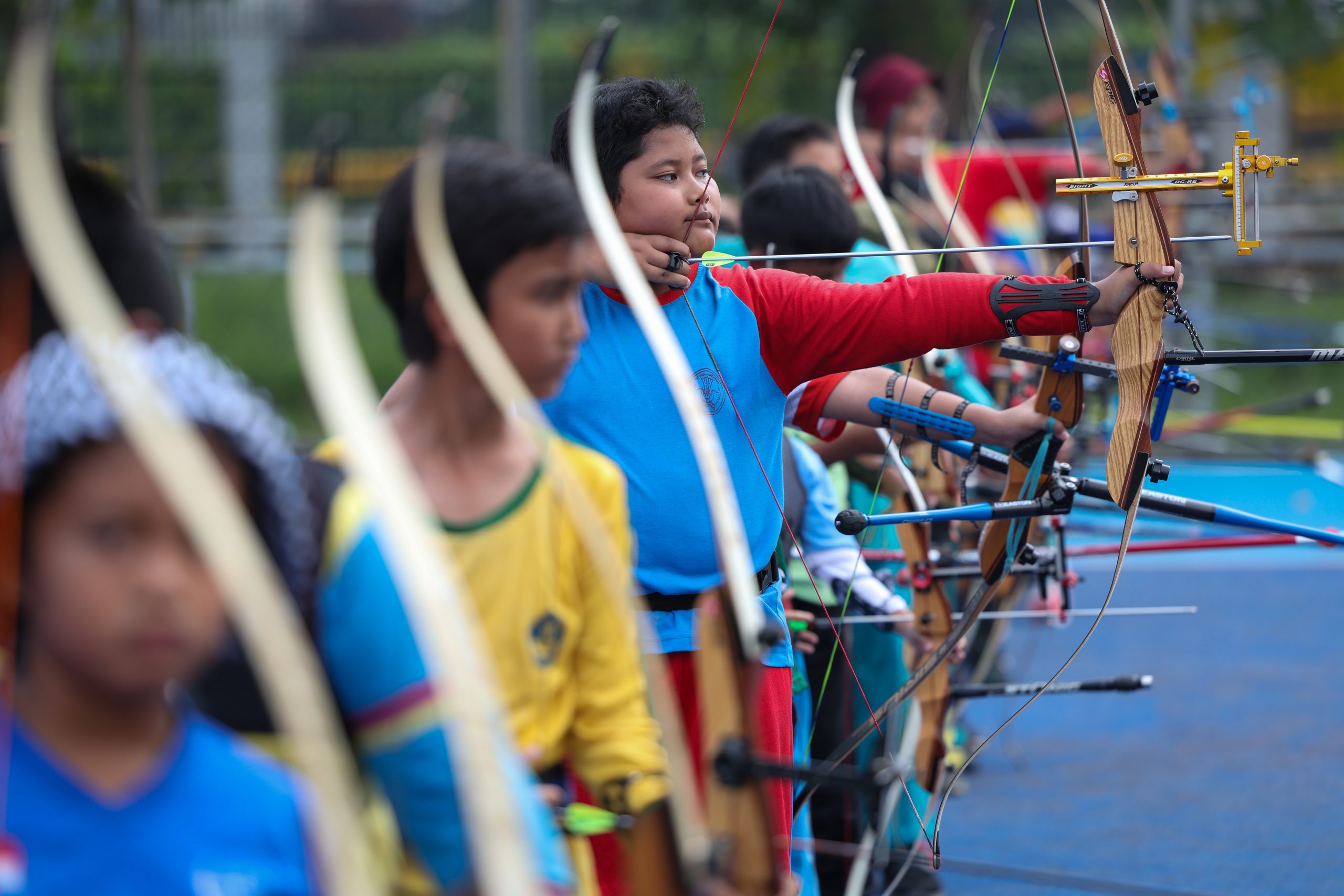 Olympic Day di Senayan Jakarta, Sabtu 22 Juni 2024.