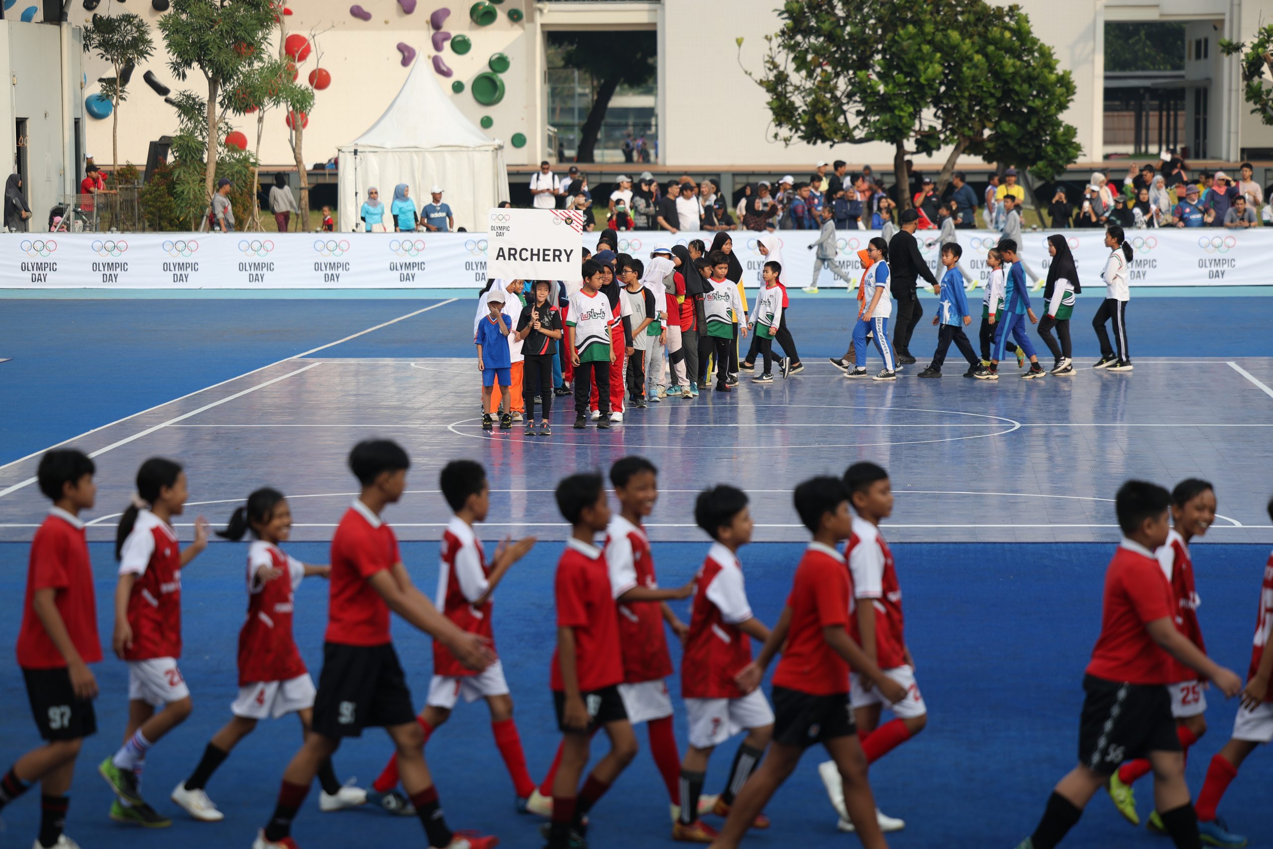 Olympic Day di Senayan Jakarta, Sabtu 22 Juni 2024.